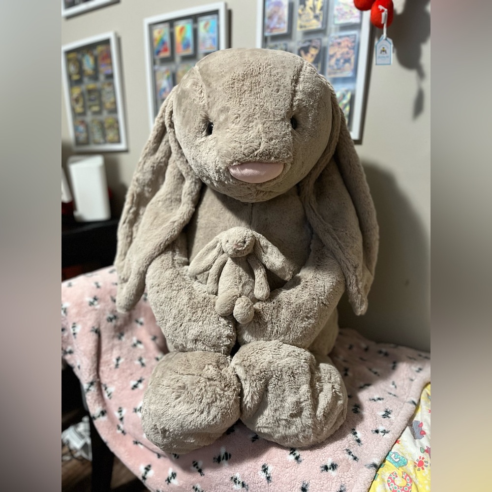 Really really huge bashful beige bunny